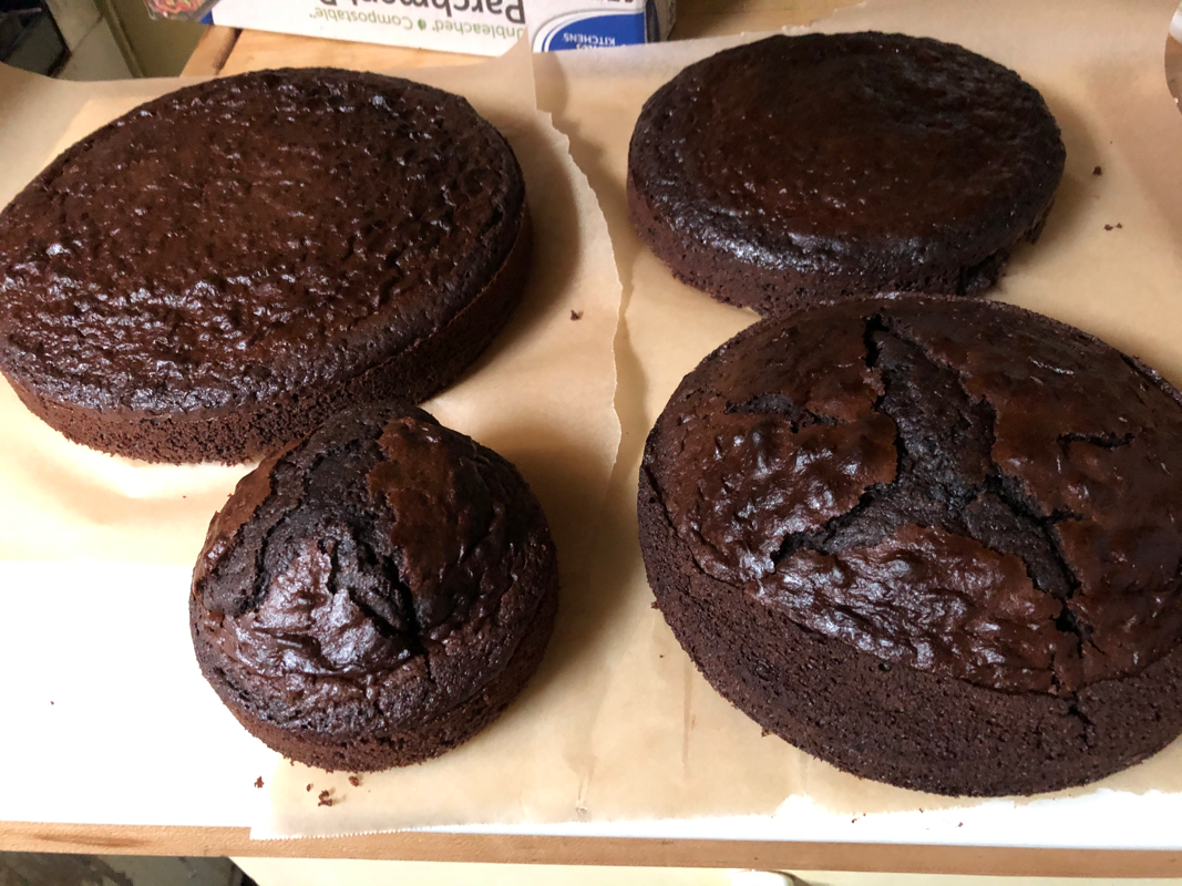 Fresh Baked Killer Chocolate Cake
